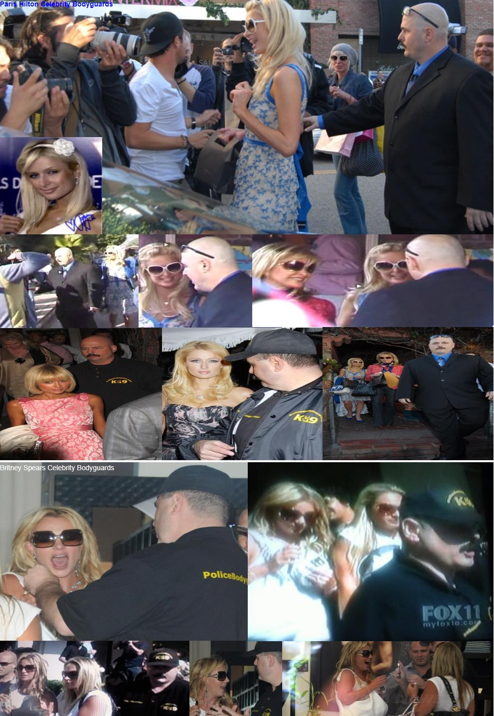 Kris Herzog, famous celebrity bodyguard Kris Herzog britney spears bodyguards