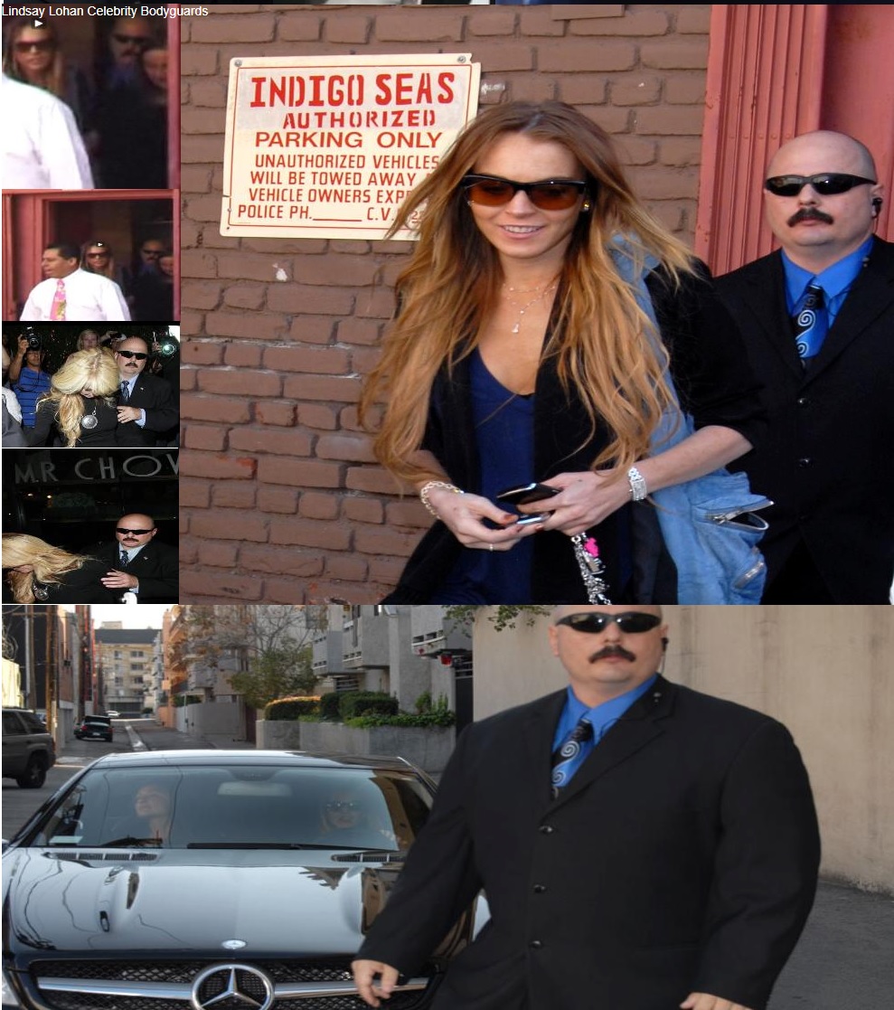 Kris Herzog, famous celebrity bodyguard Kris Herzog lindsay lohan bodyguards jessica alba bodyguards