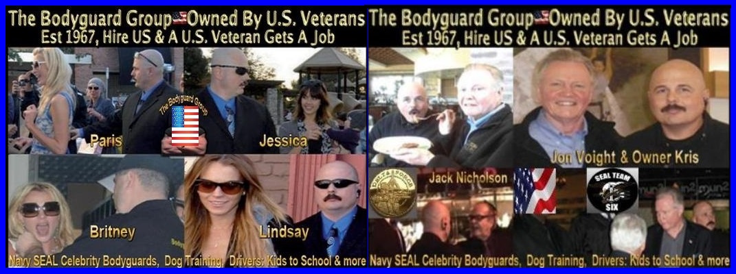 Famous celebrity bodyguard Kris Herzog, The Bodyguard Group of Beverly Hills security patrol, celebrity bodyguards for hire los angeles