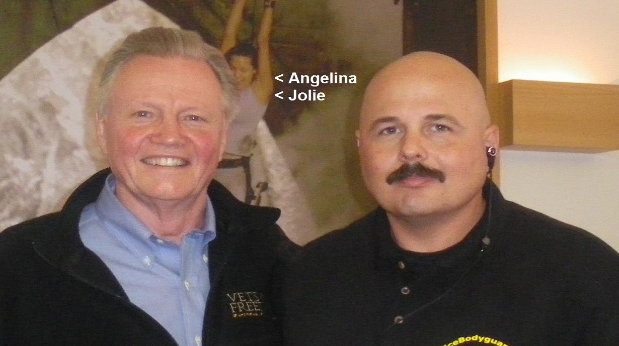 Kris Herzog and Jon Voight, famous celebrity bodyguard kris herzog of the bodyguard group of beverly hills california 90210