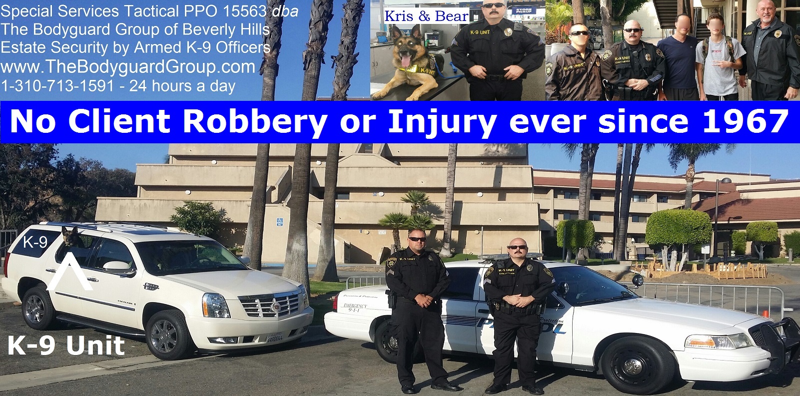 Estate security, Beverly Hills 90210 estate armed security by Famous celebrity bodyguard Kris Herzog, The Bodyguard Group of Beverly Hills security 90210