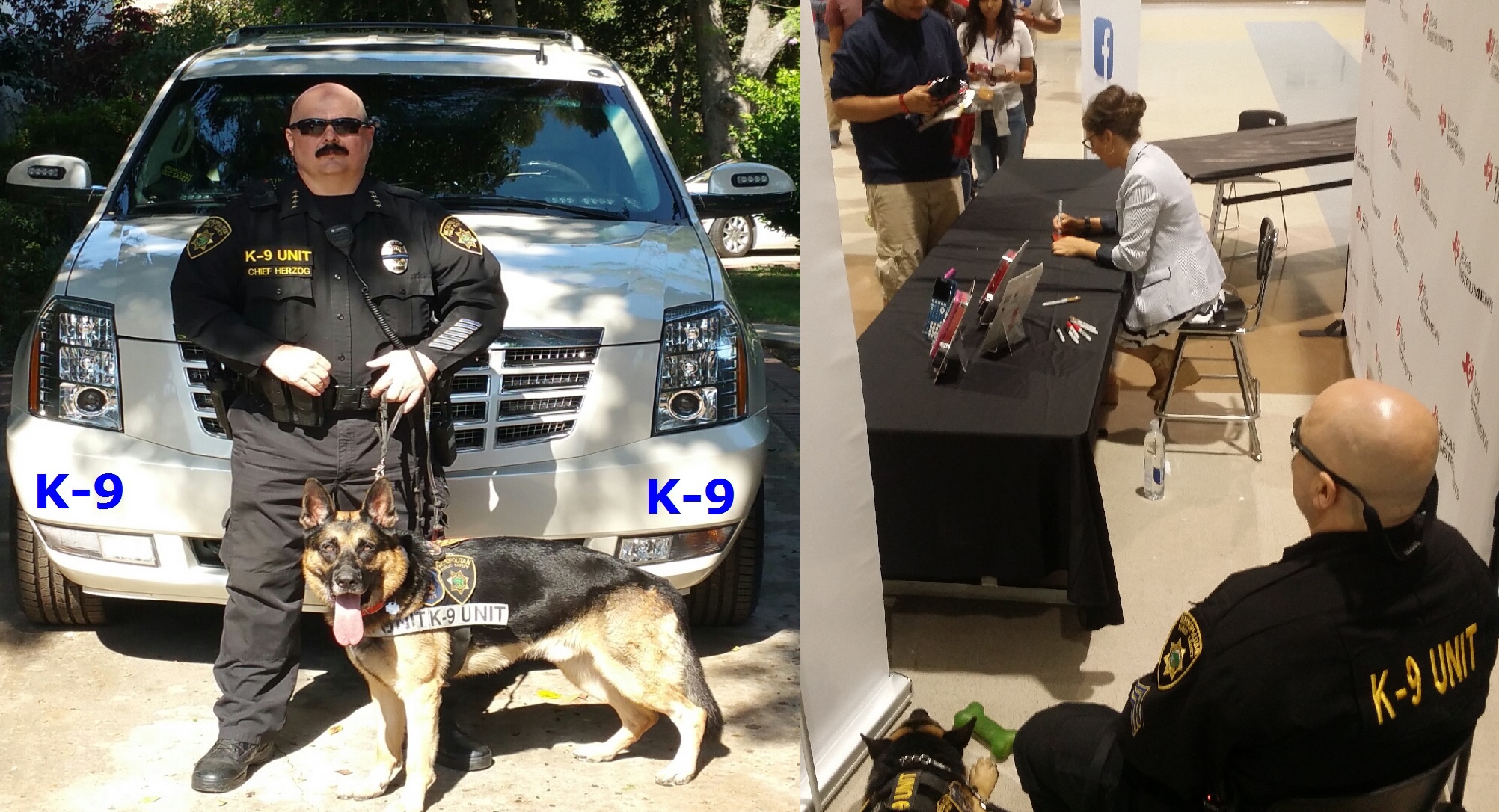 Kris and Bear Beverly Hills Bodyguards, The Bodyguard Group of Beverly Hills, California, 90210 K-9 unit for security