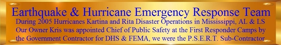 Hurricane Katrina and Hurricane Rita Emergency Response by Kris Herzog and The Bodyguard Group of Beverly Hills security 90210