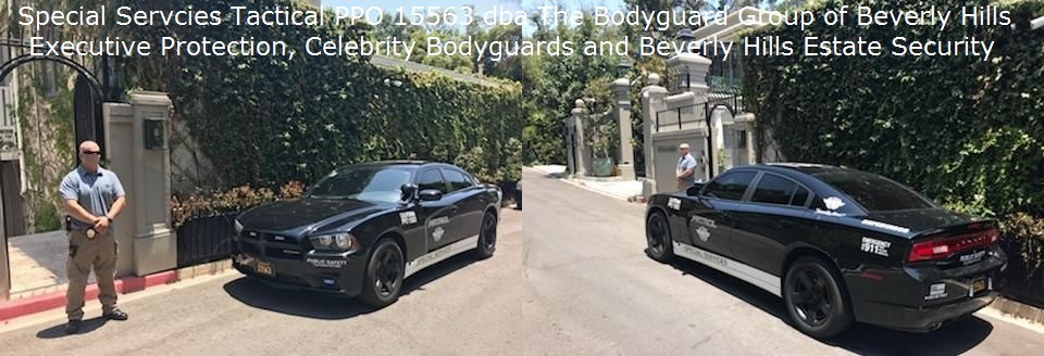 Special Services Tactical security patrol division for beverly Hills 90210 The Bodyguard Group of Beverly Hills security patrol GUARDS FOR HIRE
