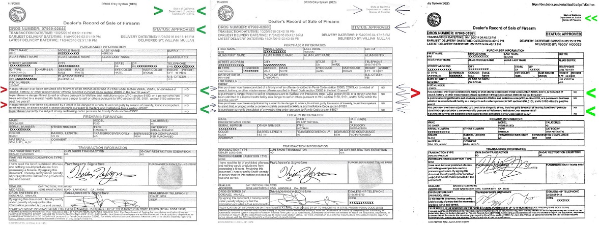 KRIS HERZOG FBI BACKGROUND CHECK FOR GUN PURAHASCE AND REGISTRATION The Bodyguard Group of Beverly Hills 90210
