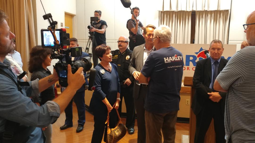 Kris Herzog The Bodyguard group of Beverly Hills with Special Services tactical PPO 15563 protecting U.S. Congressman 2019
