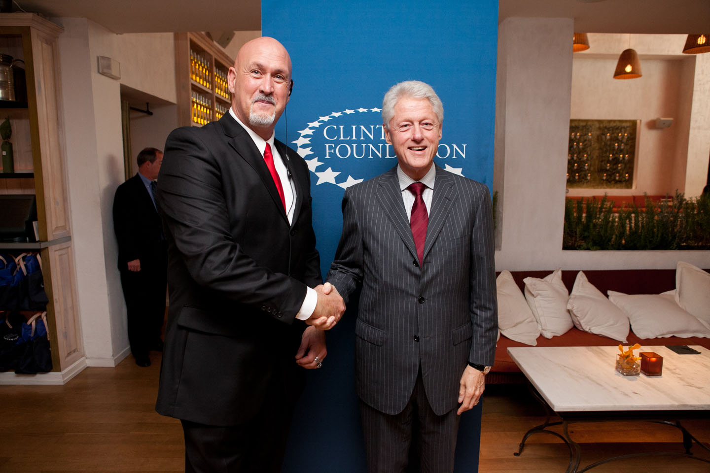 President Clinton and Chelsea Clinton host