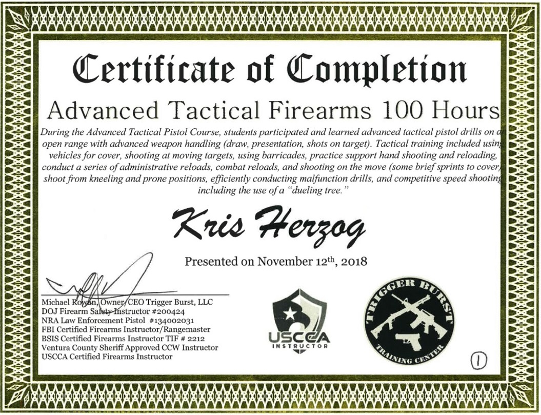 Celebrity Bodyguard Kris Herzog firearms training The Bodyguard Group of Beverly Hills 90210 securityCelebrity Bodyguard Kris Herzog firearms training The Bodyguard Group of Beverly Hills 90210 security