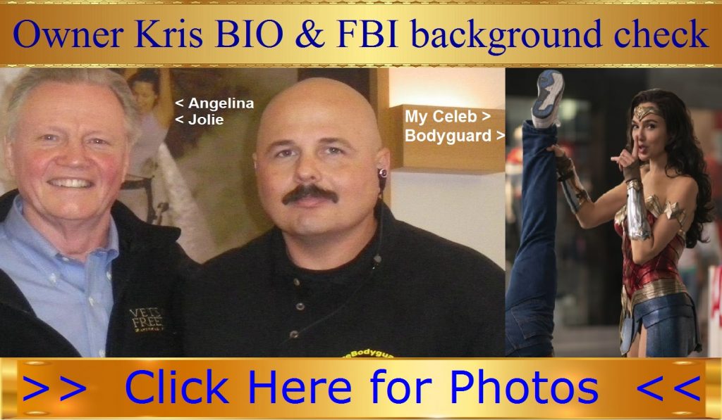 Wonder Woman bodyguard Kris Herzog, The Bodyguard Group of Beverly Hills security bodyguards for hire in 90210 Bio