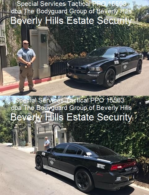 Special Services Tactical security patrol division for beverly Hills 90210 The Bodyguard Group of Beverly Hills security patrol and guards