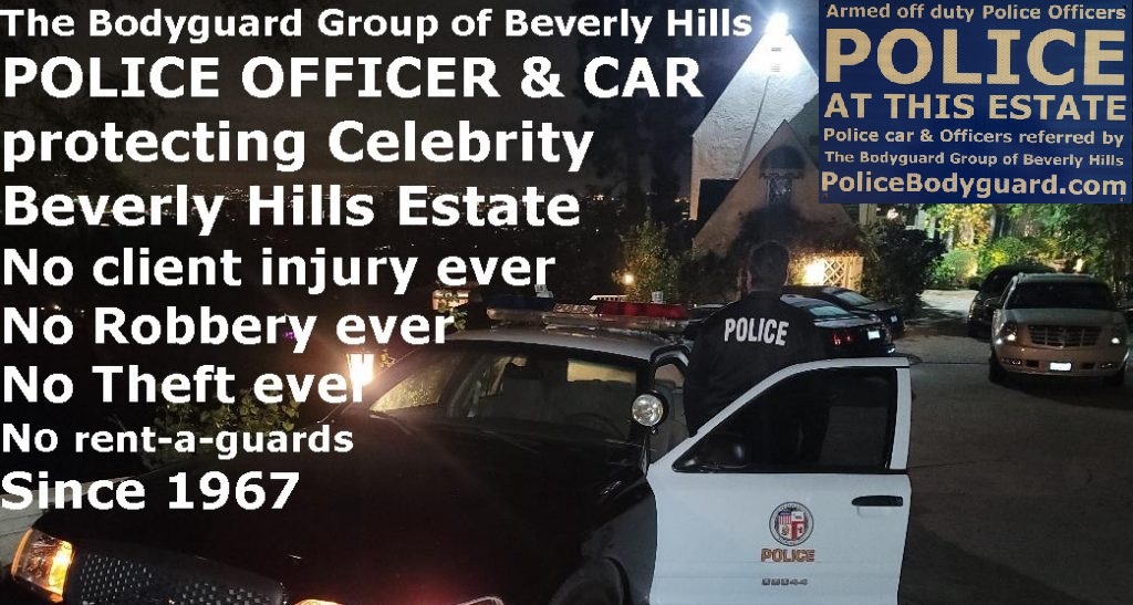 Beverly Hills security Kris Herzog The Bodyguard Group of Beverly Hills security 90210 Los Angeles off duty Police Kim Kardashian bodyguards estate armed ESTATE security 2022