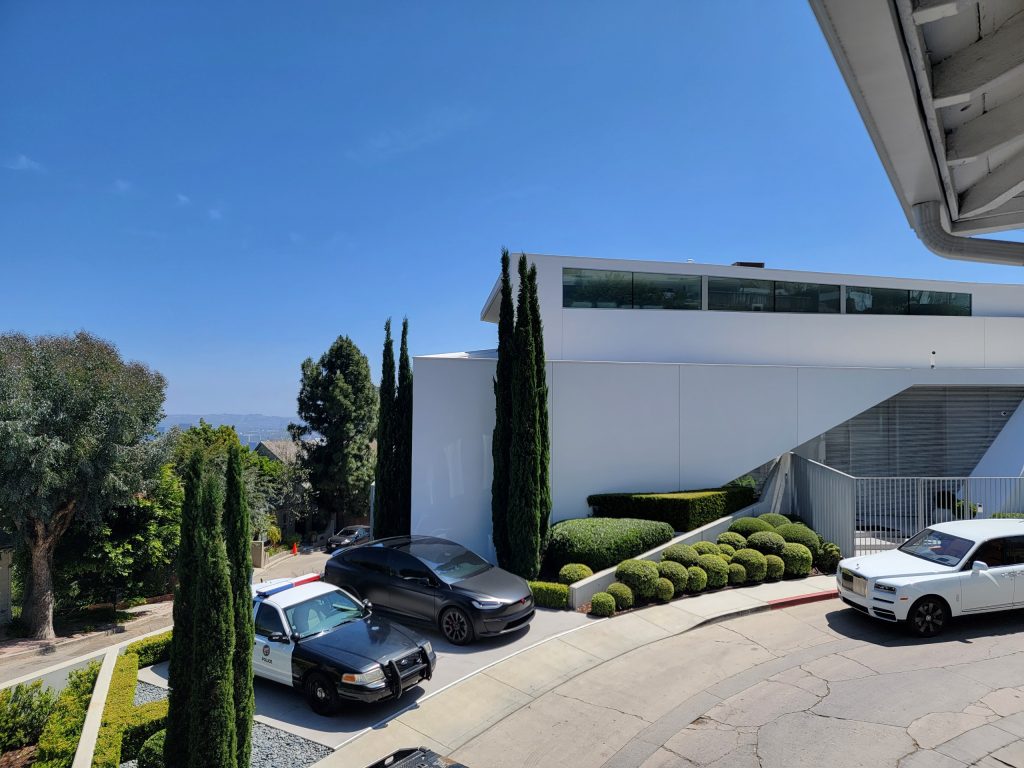 2024 off duty police officers security guards police car at your house. Beverly Hills security Kris Herzog The Bodyguard Group of Beverly Hills security 90210 Los Angeles off duty Police Kim Kardashian bodyguards estate armed security guards 2024