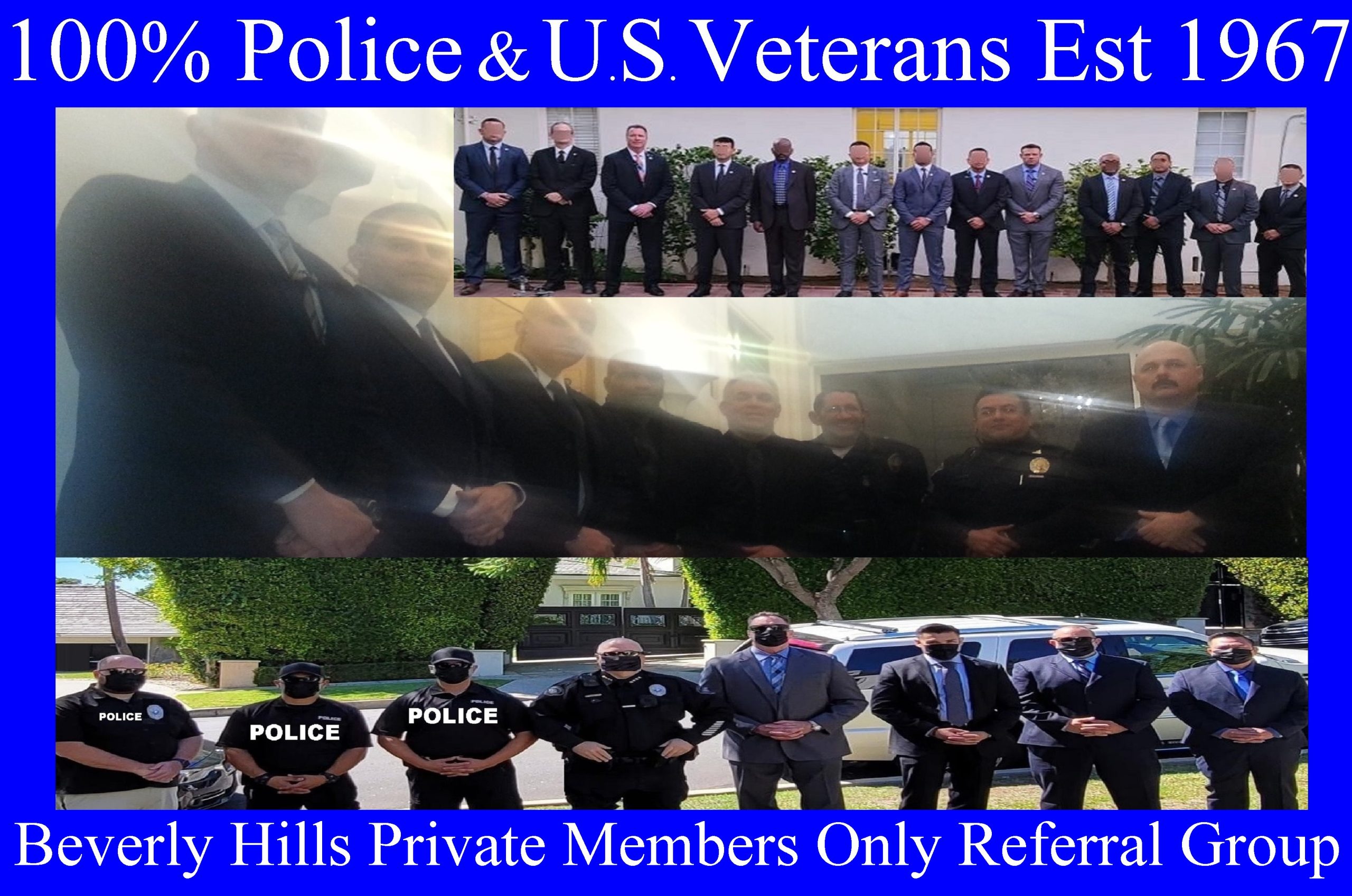 off duty police beverly hills security Kris Herzog Owner The Bodyguard Group of Beverly Hills security 90210 Donald Trump bodyguard 2025