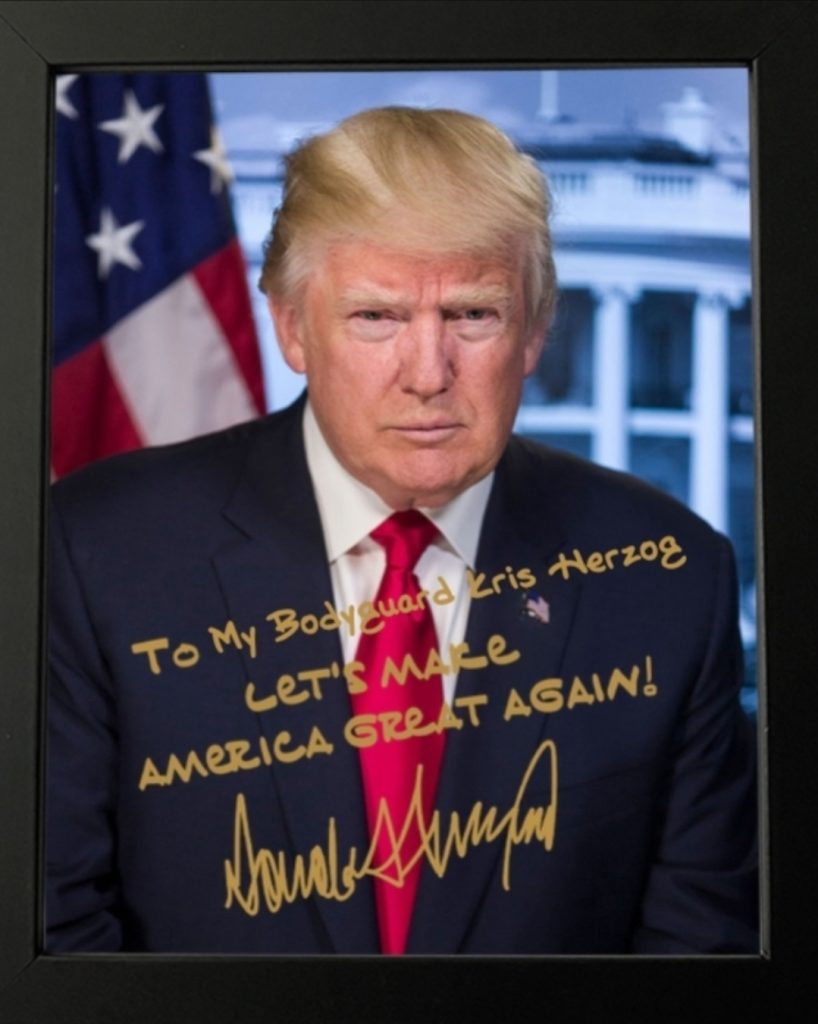 President Trump Kris Herzog 2025 The Bodyguard Group of Beverly Hills security 90210
