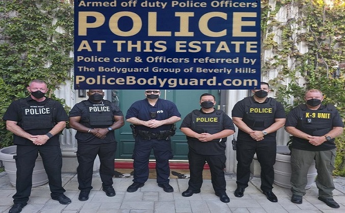 The Bodyguard Group of Beverly Hills security 90210 armed off duty police security guards celebrity bodyguards armored suv for rent 2027
